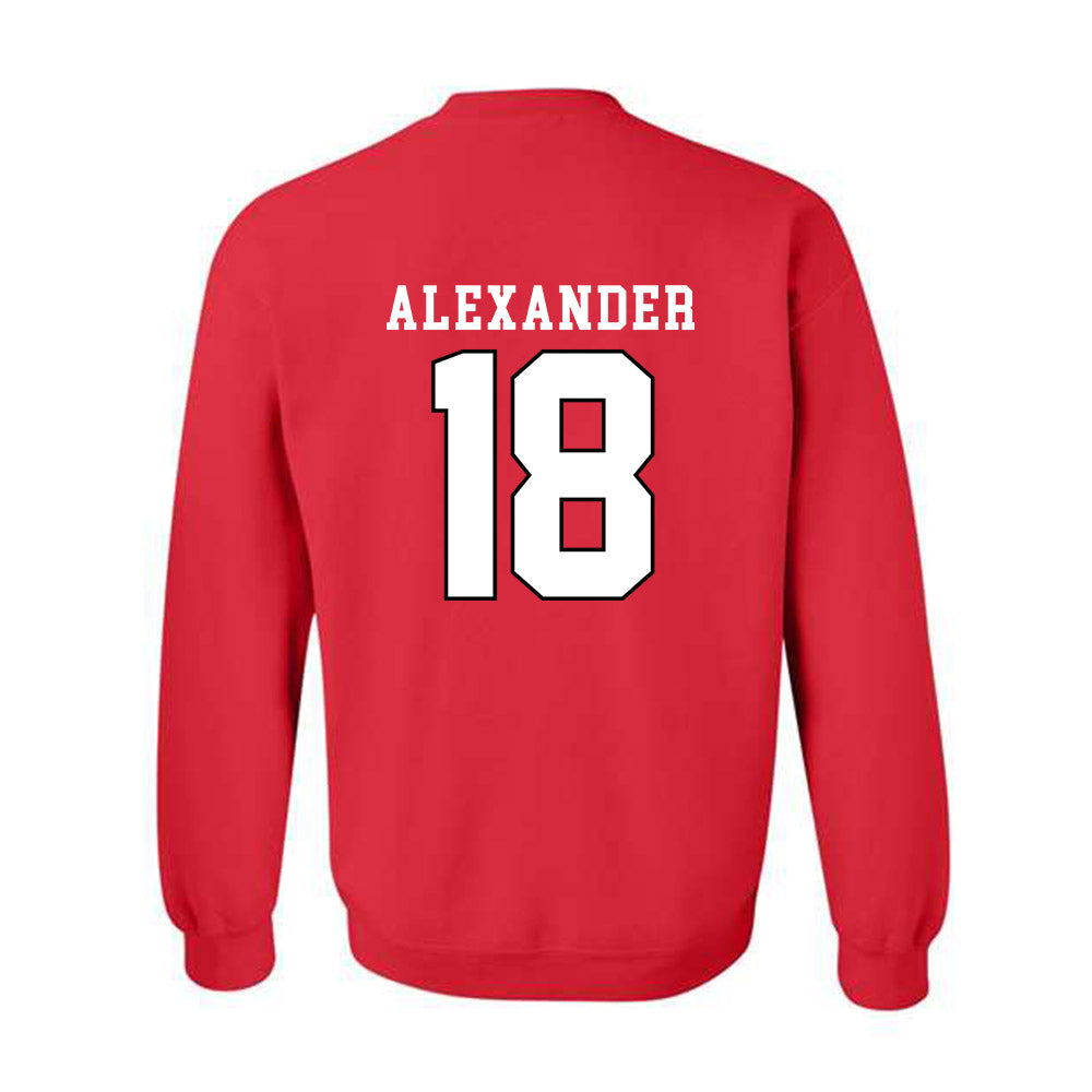 Texas Tech - NCAA Football : Roy Alexander - Classic Shersey Crewneck Sweatshirt-1