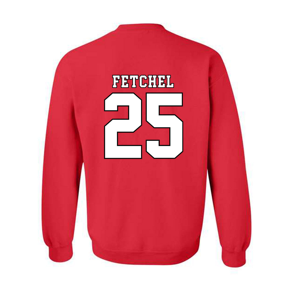Texas Tech - NCAA Baseball : Zach Fetchel - Classic Shersey Crewneck Sweatshirt-1