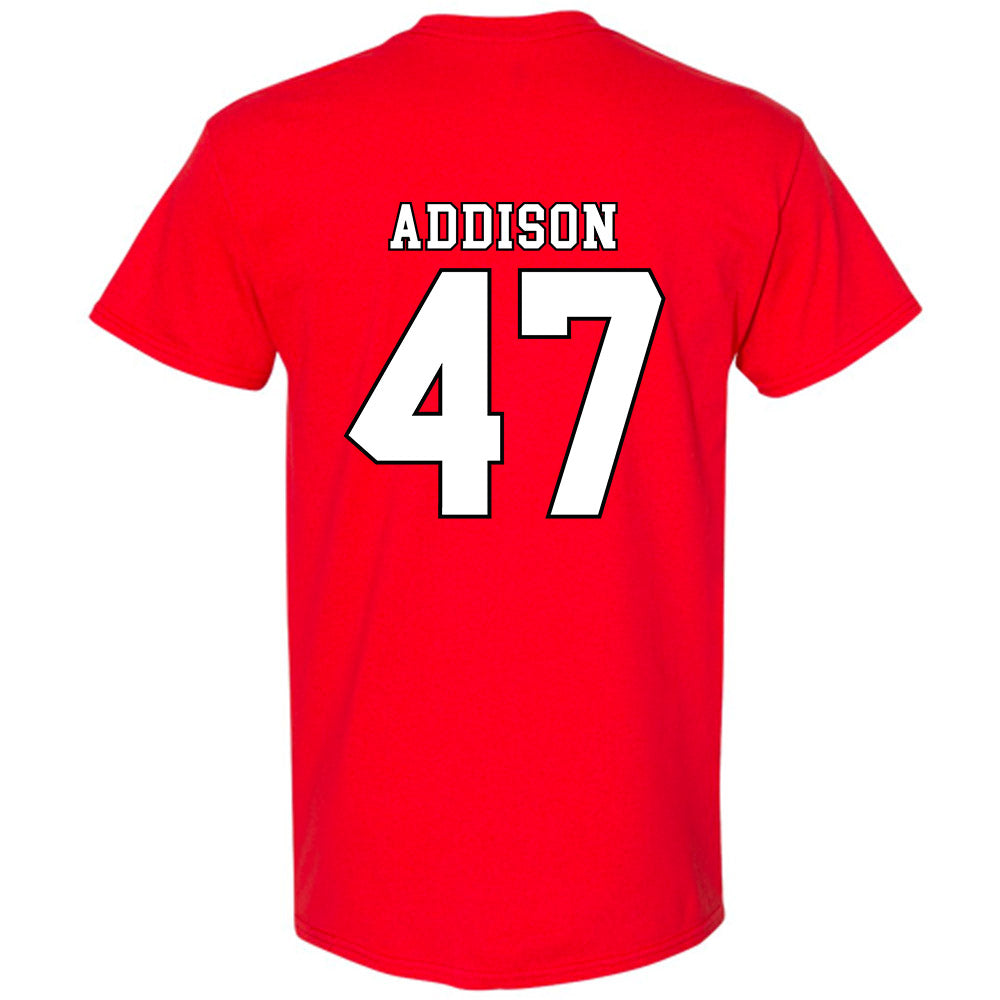 Texas Tech - NCAA Baseball : Logan Addison - Classic Shersey T-Shirt-1