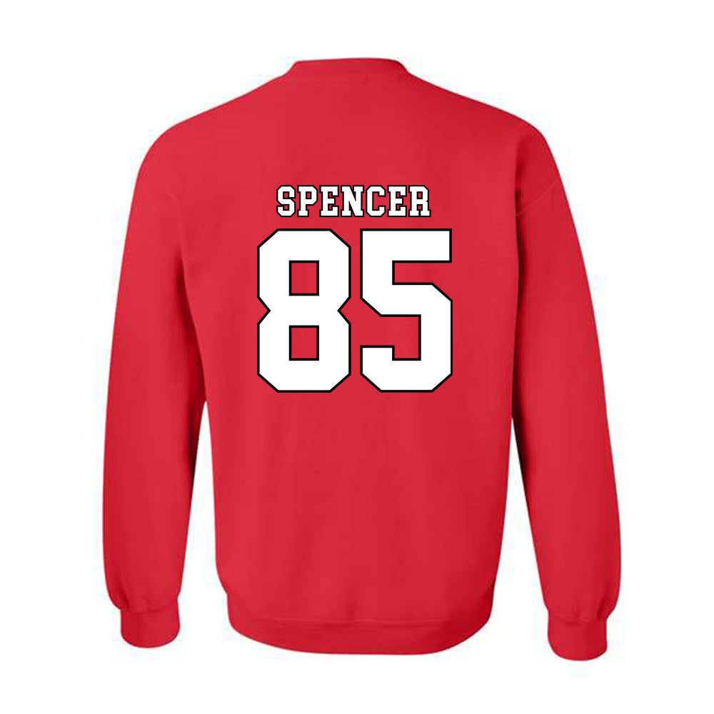 Texas Tech - NCAA Football : Dylan Spencer - Classic Shersey Crewneck Sweatshirt-1