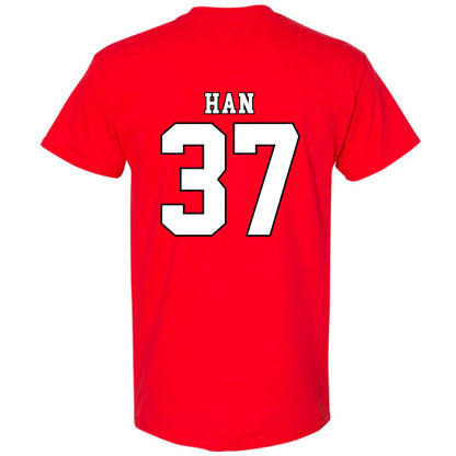 Texas Tech - NCAA Baseball : Heeryun Han - Classic Shersey T-Shirt-1