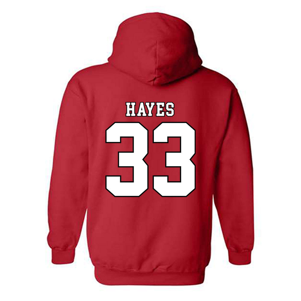 Texas Tech - NCAA Baseball : Adam Hayes - Classic Shersey Hooded Sweatshirt-1