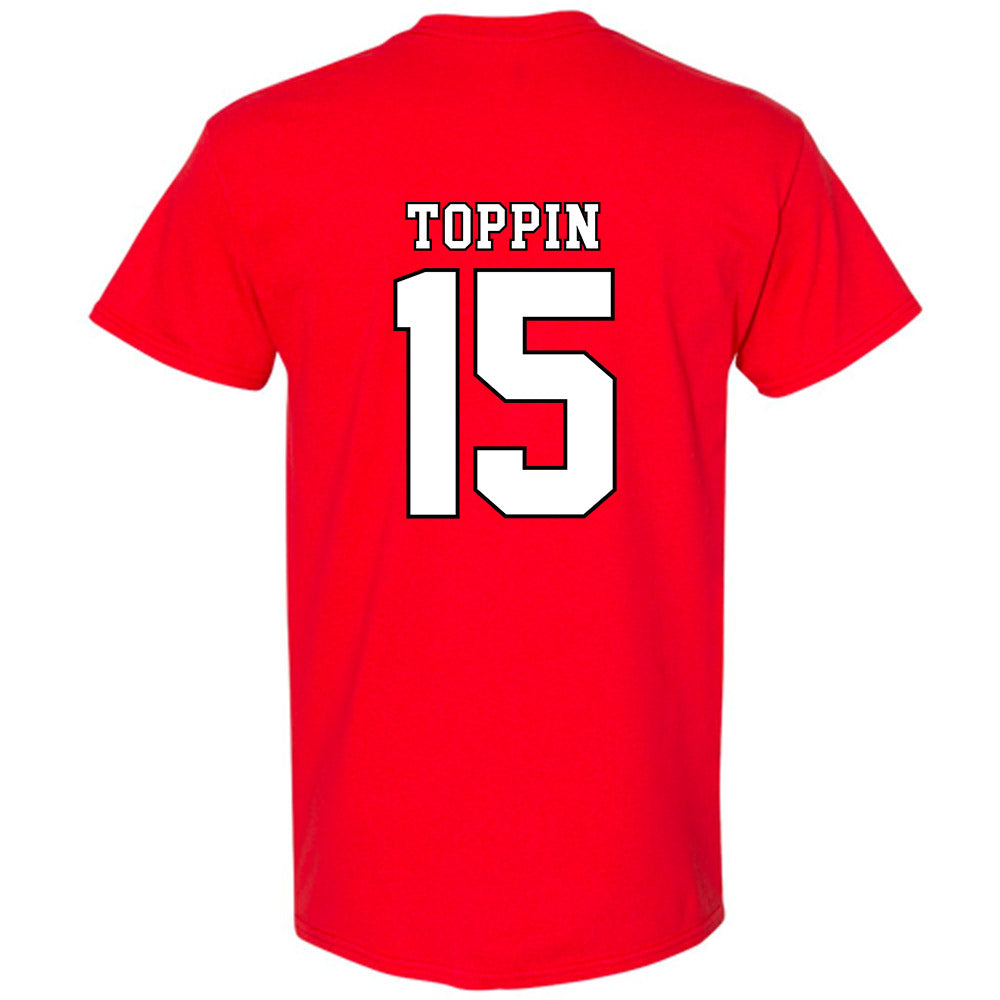 Texas Tech - NCAA Men's Basketball : JT Toppin - Classic Shersey T-Shirt-1