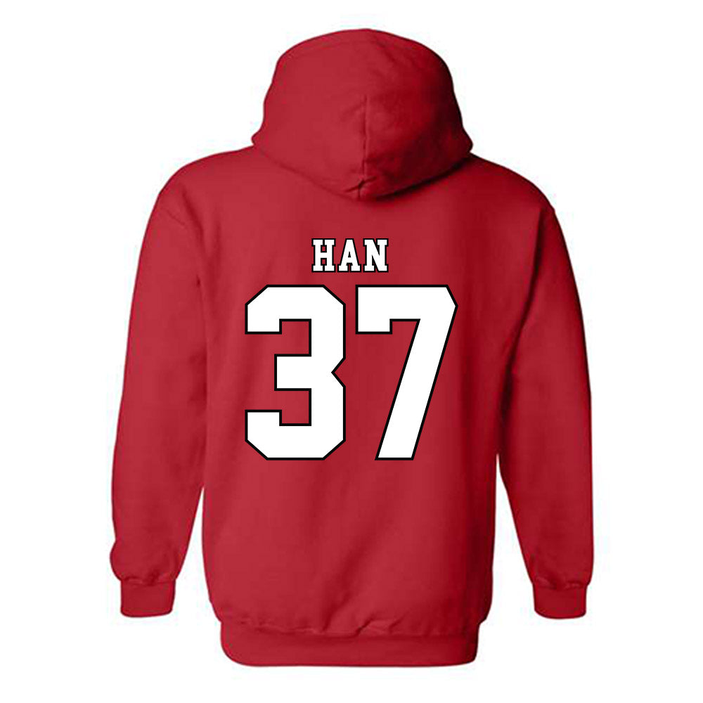 Texas Tech - NCAA Baseball : Heeryun Han - Classic Shersey Hooded Sweatshirt-1