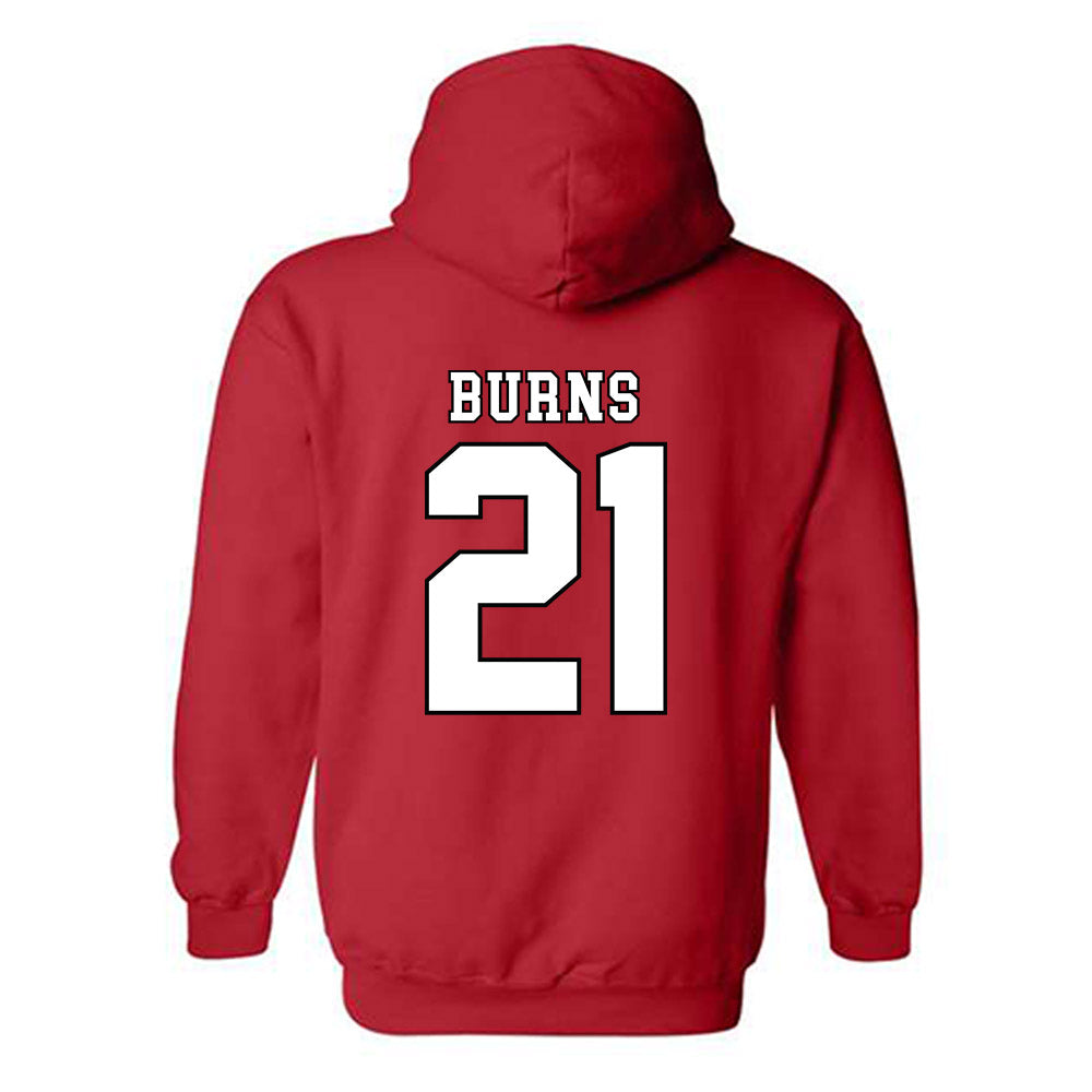 Texas Tech - NCAA Baseball : Jackson Burns - Classic Shersey Hooded Sweatshirt-1