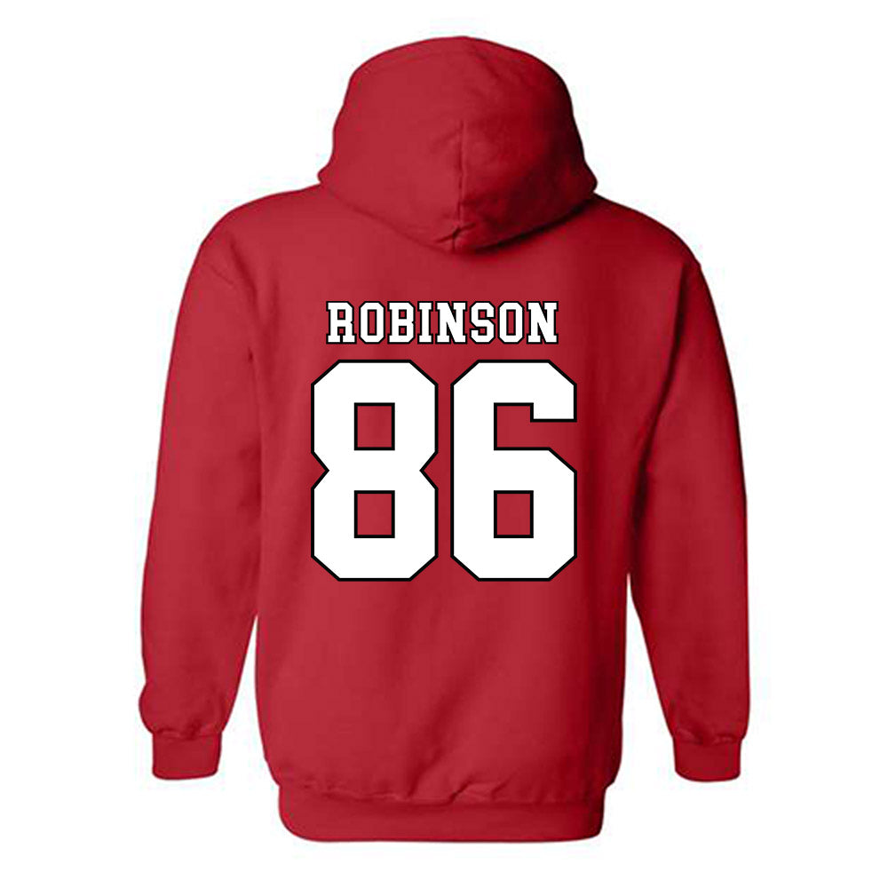 Texas Tech - NCAA Football : Sean Robinson - Classic Shersey Hooded Sweatshirt-1