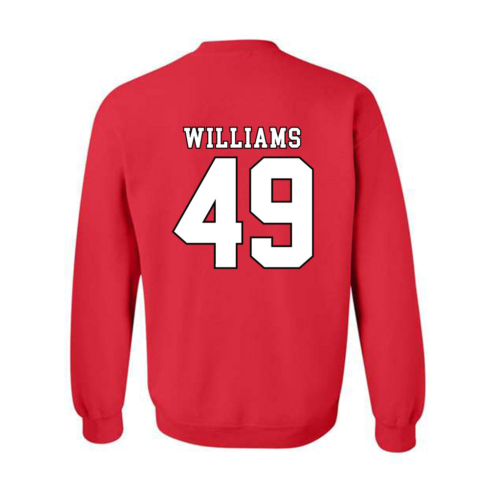 Texas Tech - NCAA Baseball : Carter Williams - Classic Shersey Crewneck Sweatshirt-1
