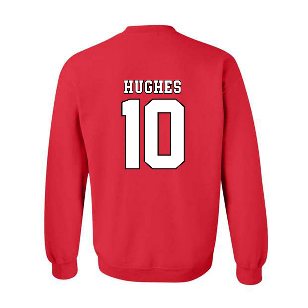 Texas Tech - NCAA Baseball : Logan Hughes - Classic Shersey Crewneck Sweatshirt-1