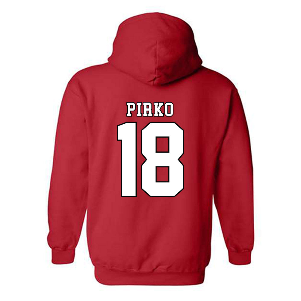 Texas Tech - NCAA Baseball : lukas pirko - Classic Shersey Hooded Sweatshirt-1