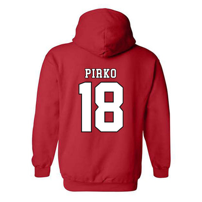 Texas Tech - NCAA Baseball : lukas pirko - Classic Shersey Hooded Sweatshirt-1