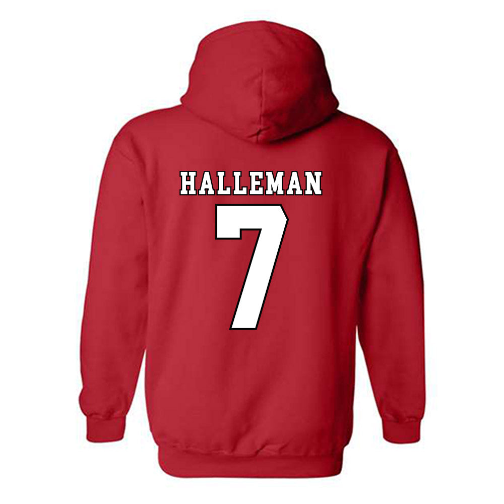 Texas Tech - NCAA Softball : Logan Halleman - Classic Shersey Hooded Sweatshirt