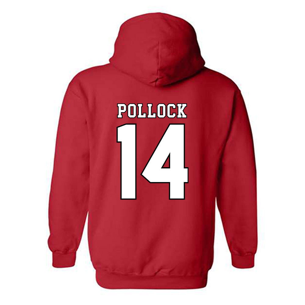 Texas Tech - NCAA Football : Brice Pollock - Classic Shersey Hooded Sweatshirt-1