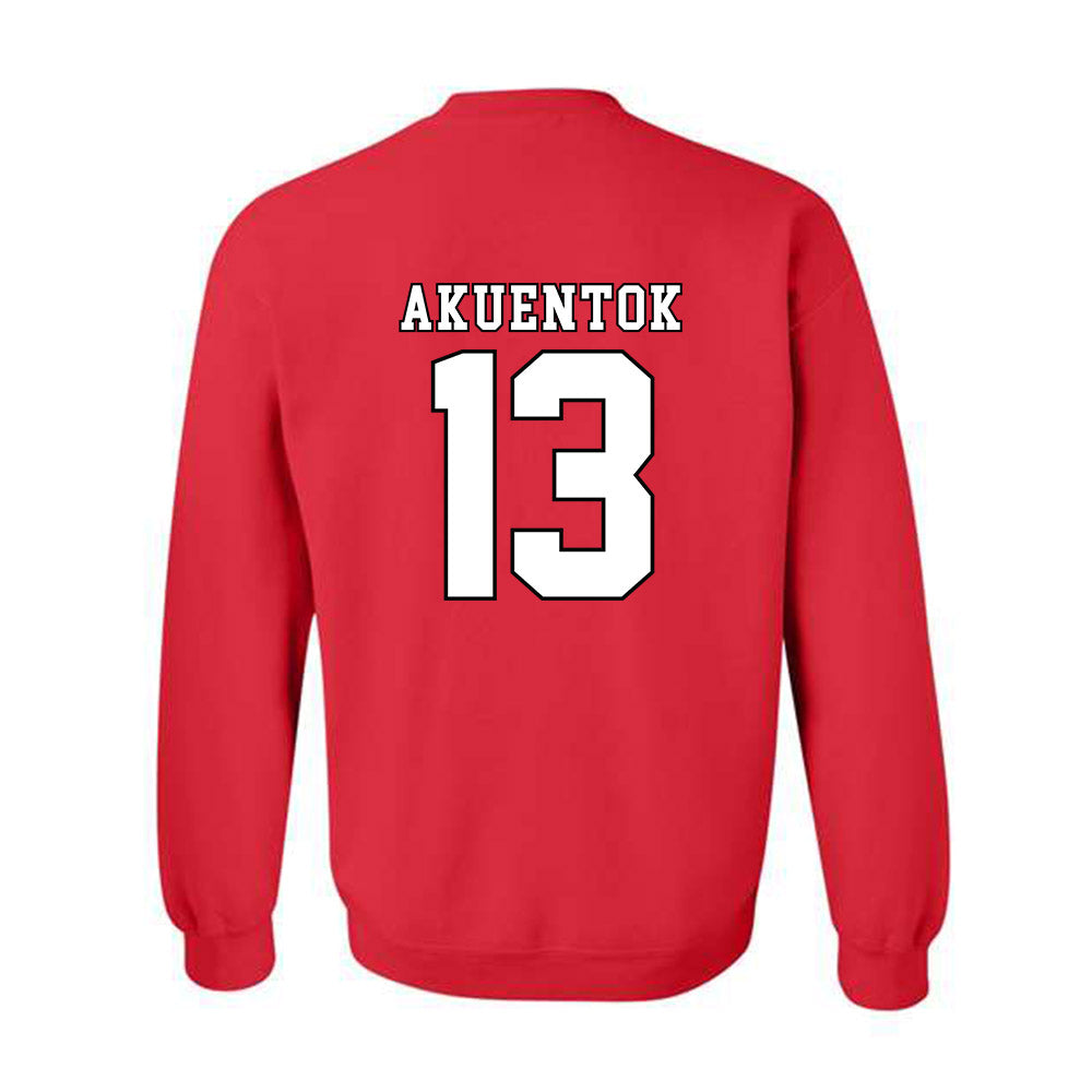 Texas Tech - NCAA Men's Basketball : Marial Akuentok - Classic Shersey Crewneck Sweatshirt-1