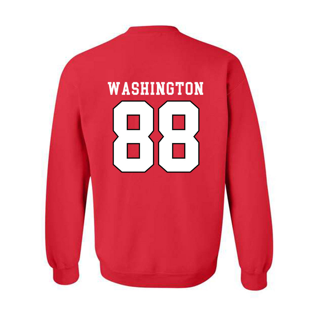 Texas Tech - NCAA Football : Amier Washington - Classic Shersey Crewneck Sweatshirt-1