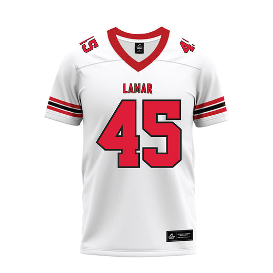 Lamar - NCAA Football : Albert Simon III - Premium Football Jersey-0