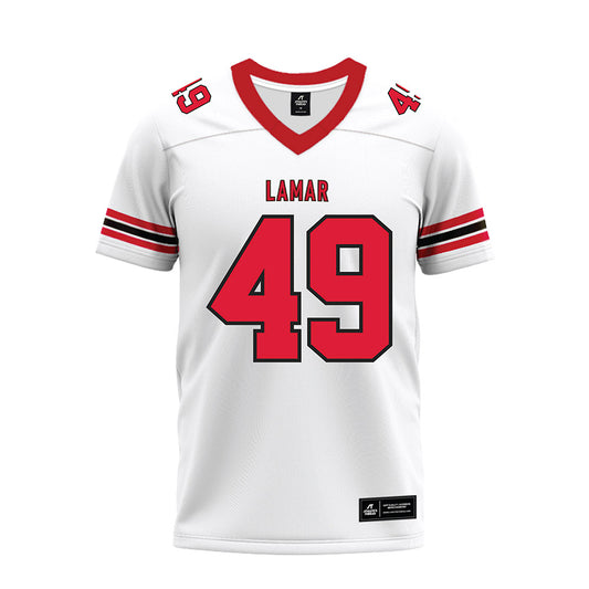 Lamar - NCAA Football : Jacob Hefner - Premium Football Jersey-0