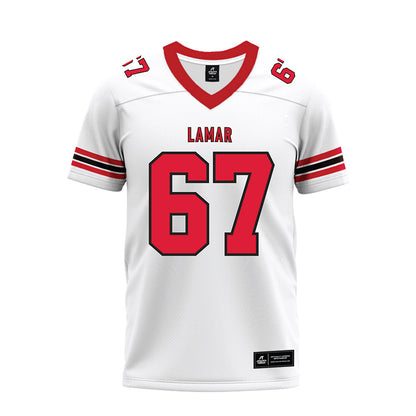 Lamar - NCAA Football : Marcus Harbert - Premium Football Jersey-0