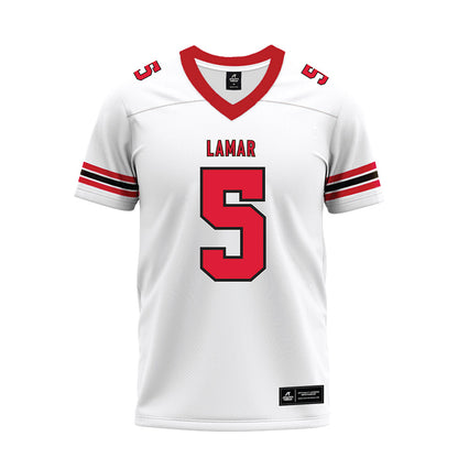 Lamar - NCAA Football : Brit Simmons - Premium Football Jersey-0