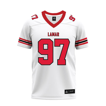 Lamar - NCAA Football : Christian Booker - Premium Football Jersey-0