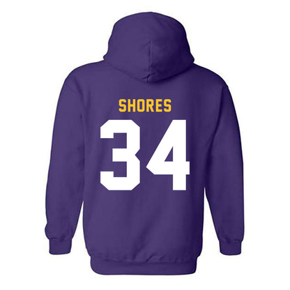 LSU - NCAA Baseball : Chase Shores - Hooded Sweatshirt