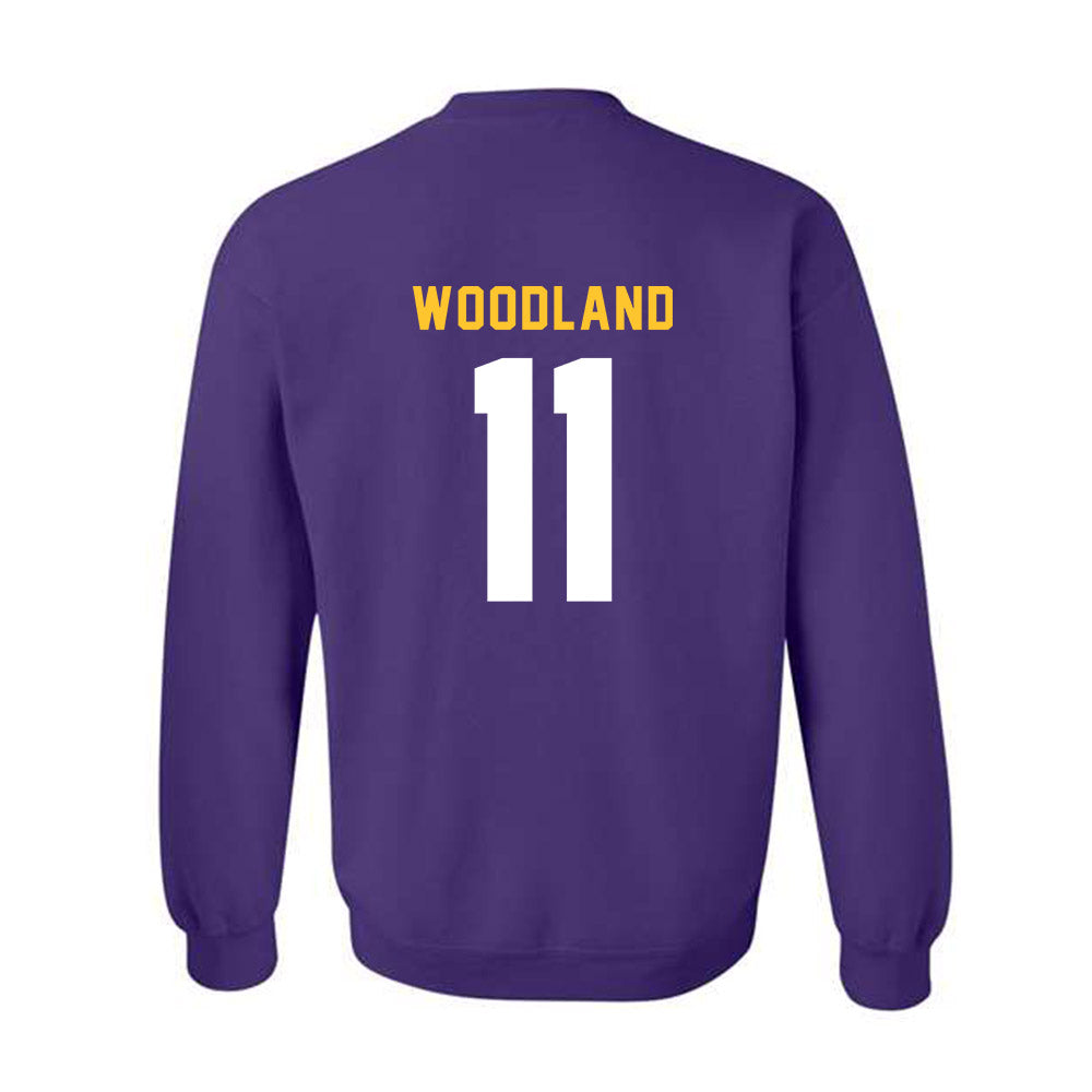 LSU - NCAA Football : PJ Woodland - Classic Shersey Crewneck Sweatshirt