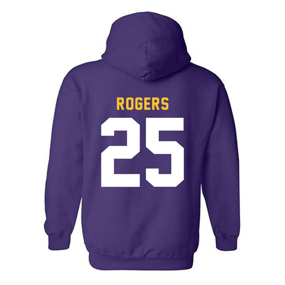 LSU - NCAA Women's Soccer : Senai Rogers - Classic Shersey Hooded Sweatshirt-1