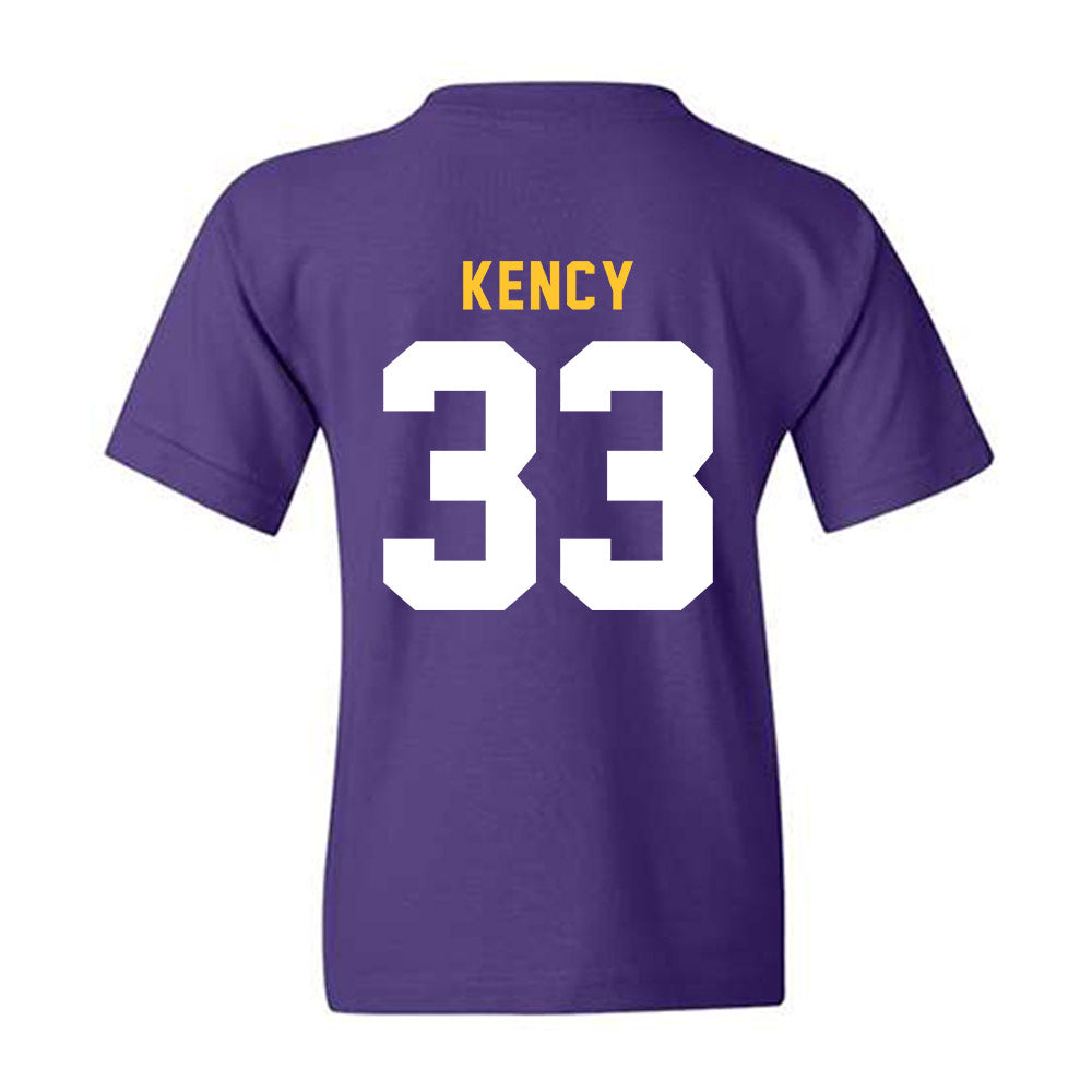 LSU - NCAA Football : David Kency - Classic Shersey Youth T-Shirt-1