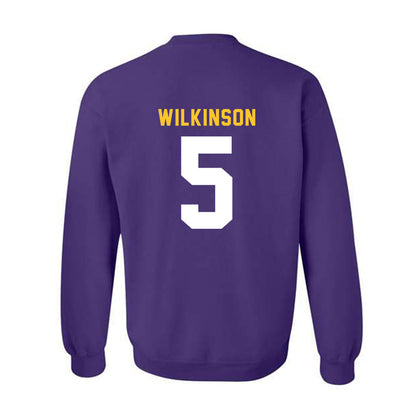 LSU - NCAA Men's Basketball : Mwani Wilkinson - Crewneck Sweatshirt