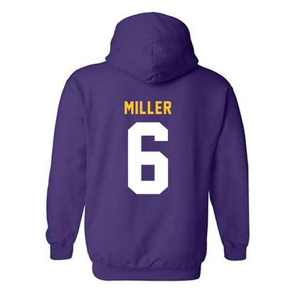 LSU - NCAA Men's Basketball : Robert Miller - Classic Shersey Hooded Sweatshirt