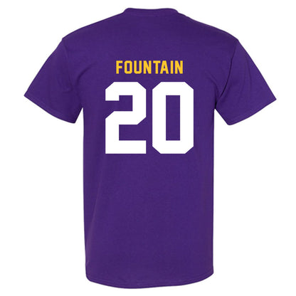 LSU - NCAA Men's Basketball : Derek Fountain - T-Shirt