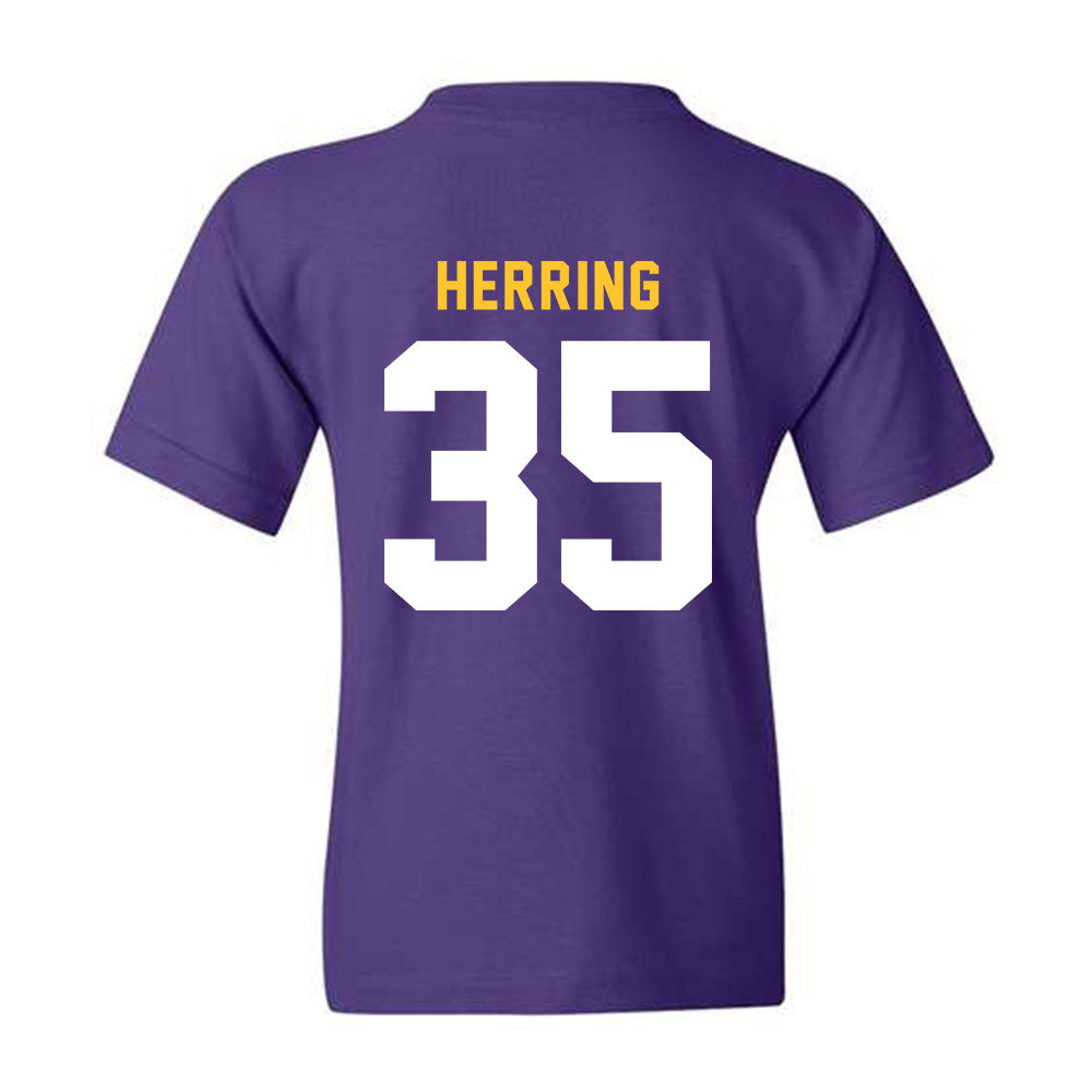 LSU - NCAA Baseball : Griffin Herring - Youth T-Shirt