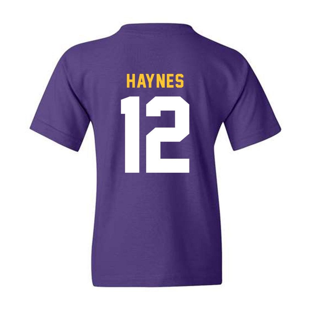 LSU - NCAA Beach Volleyball : Amber Haynes - Youth T-Shirt