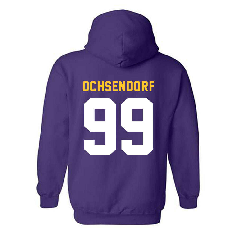 LSU - NCAA Football : Blake Ochsendorf - Classic Shersey Hooded Sweatshirt