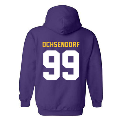 LSU - NCAA Football : Blake Ochsendorf - Classic Shersey Hooded Sweatshirt