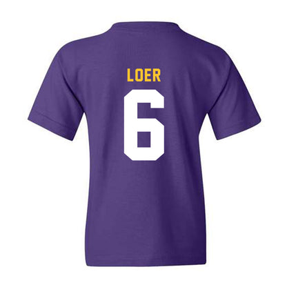 LSU - NCAA Baseball : Justin Loer - Youth T-Shirt