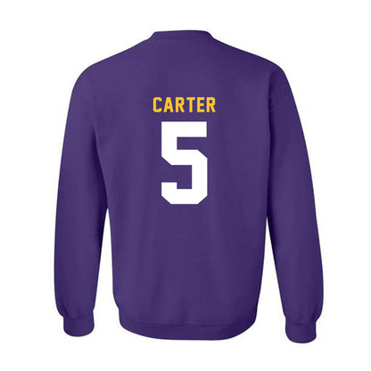 LSU - NCAA Men's Basketball : Cam Carter - Classic Shersey Crewneck Sweatshirt