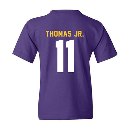 LSU - NCAA Men's Basketball : Dedan Thomas Jr. - Classic Shersey Youth T-Shirt-1