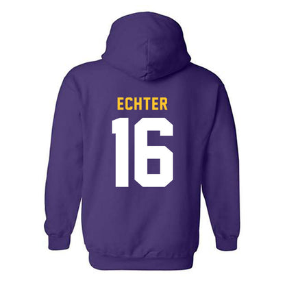 LSU - NCAA Women's Volleyball : Ellie Echter - Hooded Sweatshirt