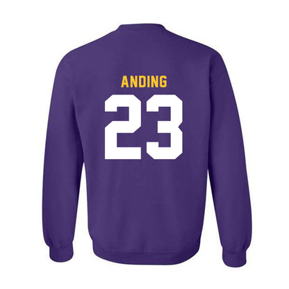 LSU - NCAA Football : Aidan Anding - Classic Shersey Crewneck Sweatshirt-1