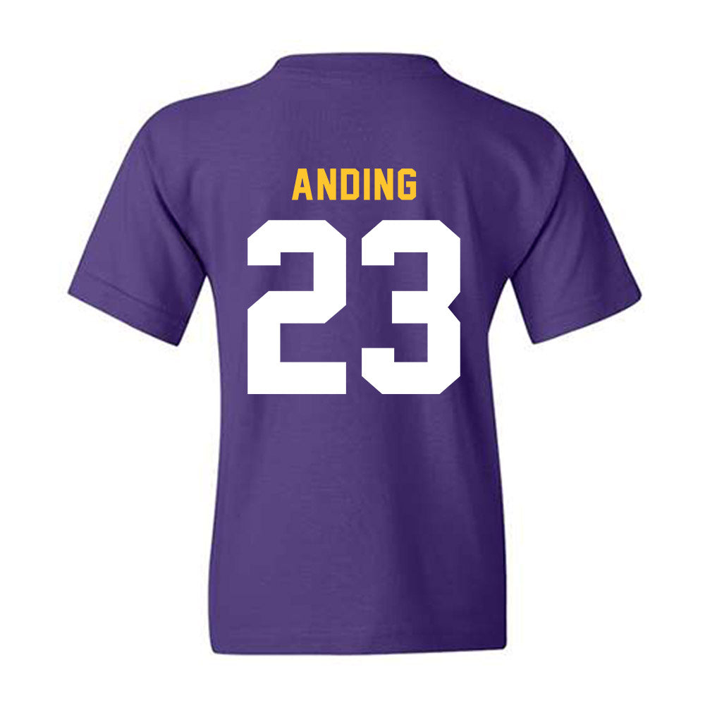 LSU - NCAA Football : Aidan Anding - Classic Shersey Youth T-Shirt-1