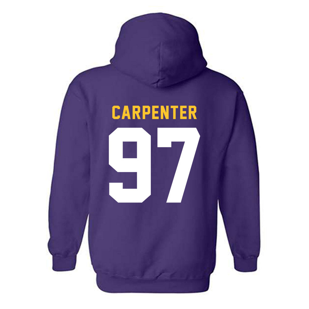 LSU - NCAA Football : Dylan Carpenter - Classic Shersey Hooded Sweatshirt-1