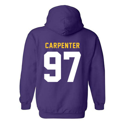 LSU - NCAA Football : Dylan Carpenter - Classic Shersey Hooded Sweatshirt-1