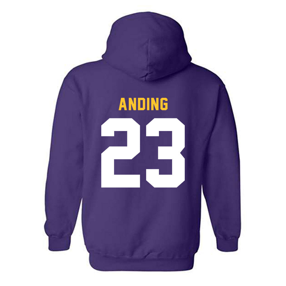 LSU - NCAA Football : Aidan Anding - Classic Shersey Hooded Sweatshirt-1
