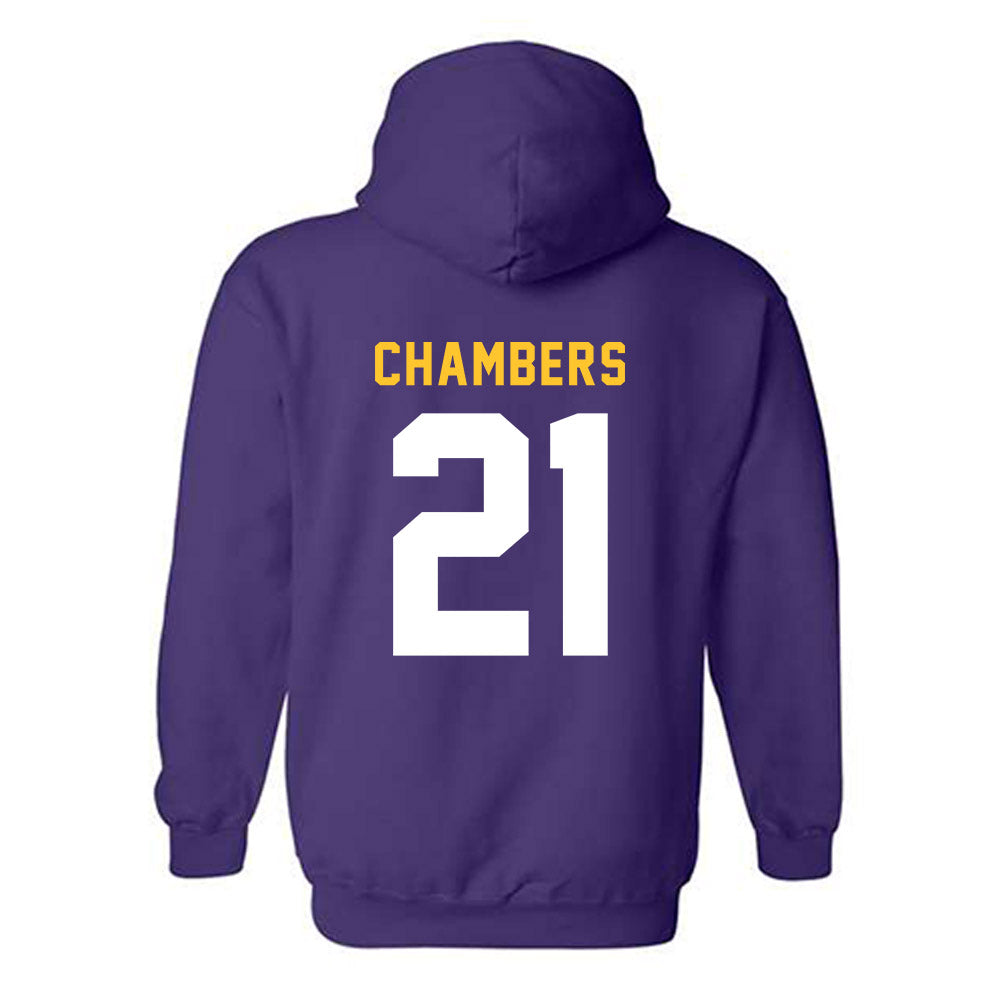 LSU - NCAA Beach Volleyball : Cassidy Chambers - Hooded Sweatshirt