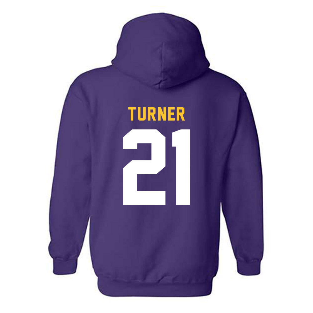 LSU - NCAA Football : Michael Turner - Classic Shersey Hooded Sweatshirt