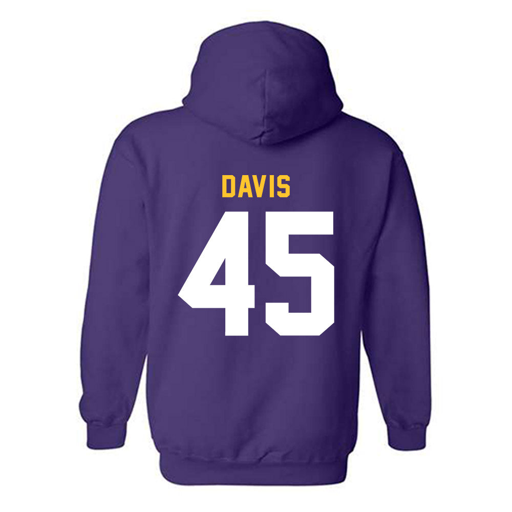 LSU - NCAA Football : Jake Davis - Hooded Sweatshirt