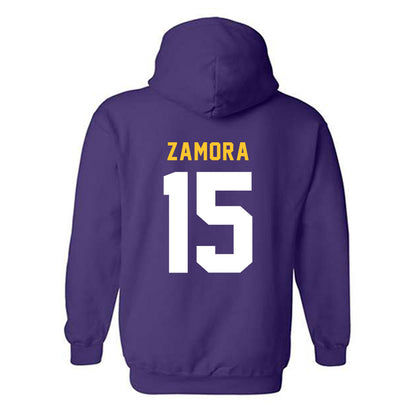 LSU - NCAA Women's Volleyball : Bri Zamora - Hooded Sweatshirt