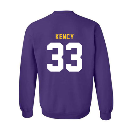 LSU - NCAA Football : David Kency - Classic Shersey Crewneck Sweatshirt-1