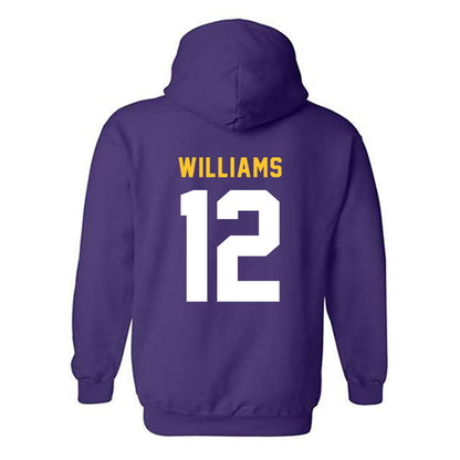 LSU - NCAA Women's Basketball : Mikaylah Williams - Classic Shersey Hooded Sweatshirt-1