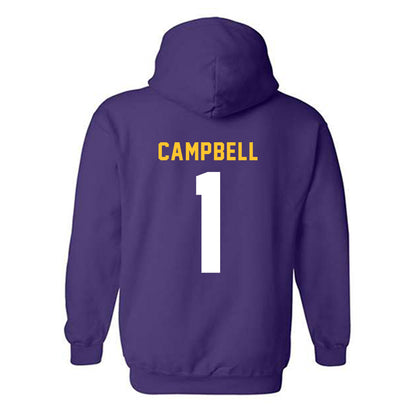 LSU - NCAA Beach Volleyball : Gracey James Campbell - Hooded Sweatshirt